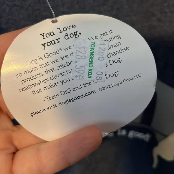 ‘Never RV Alone’ Dog is Good brand t-shirt NWT, go camping with your dog 🐶 - Picture 6 of 6